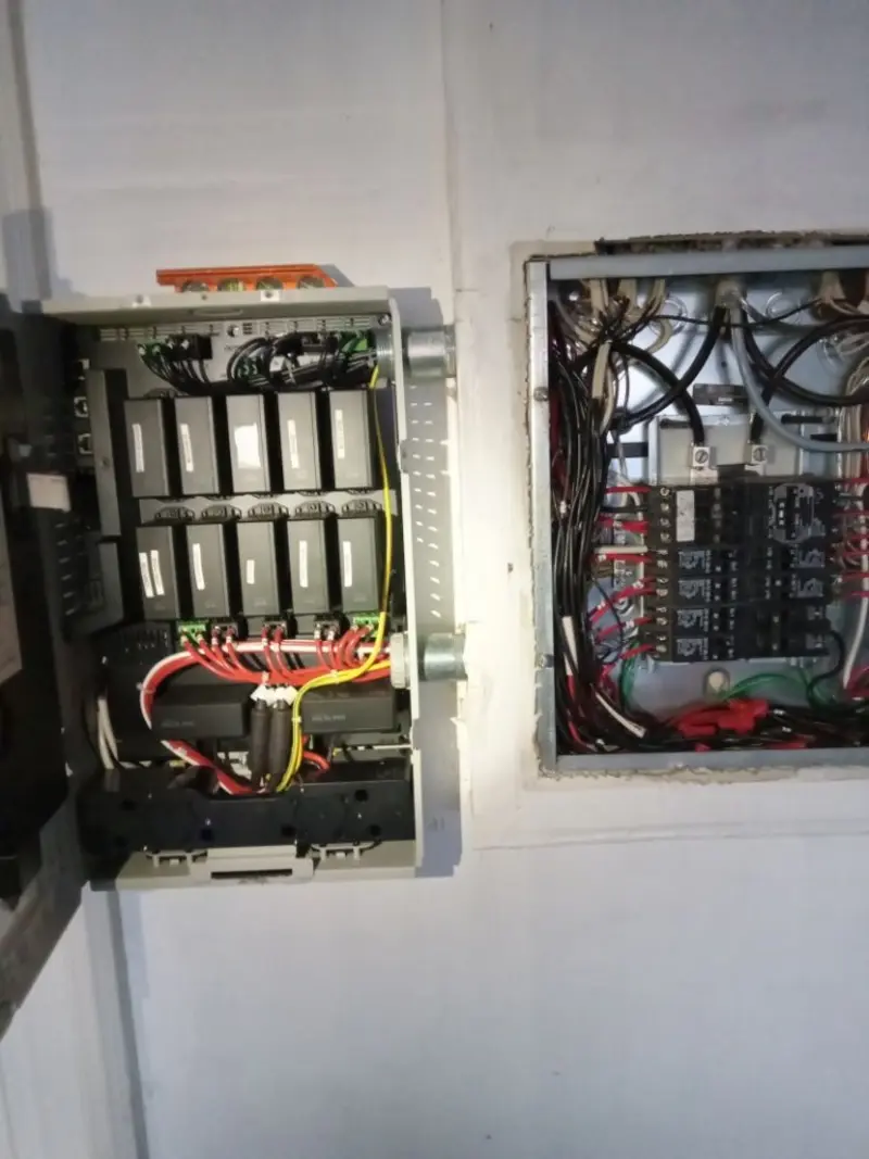 Electrical panel upgrade completed for Indoor Lighting Installation in Summit